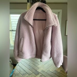 lululemon Cinchable fleece zip up, size 8